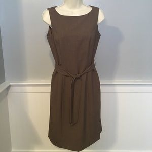 Tahari Beige Sheath Dress size 4 NWOT